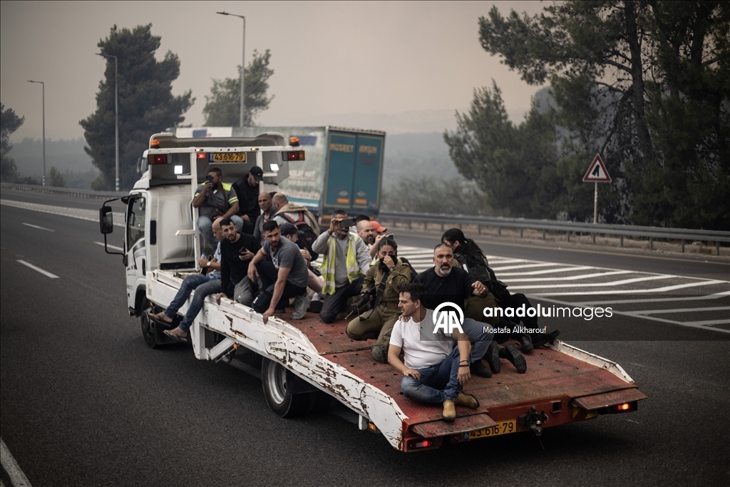 Wildfire breaks out between Tel Aviv and Jerusalem