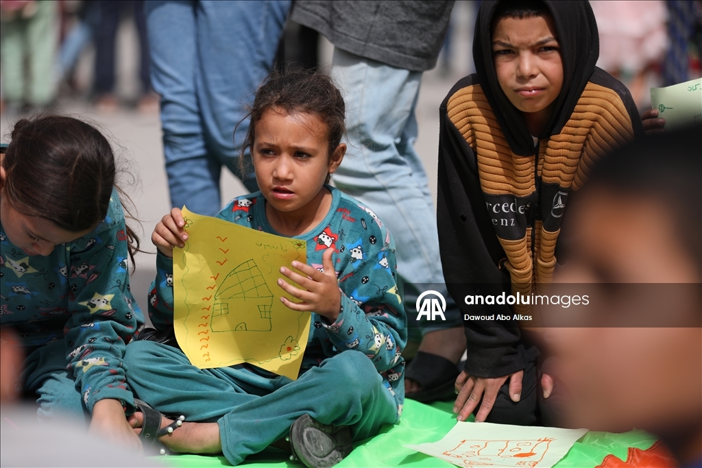 Event organized for children in Gaza to help ease the trauma of war