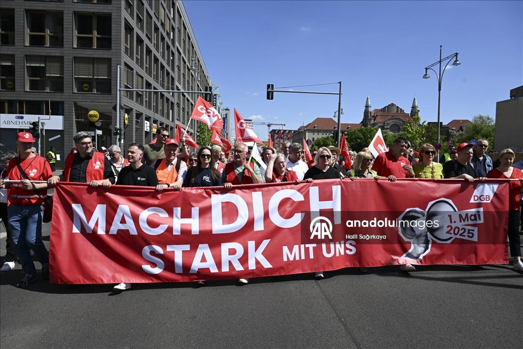 Almanya’da 1 Mayıs Emek ve Dayanışma Günü kutlandı