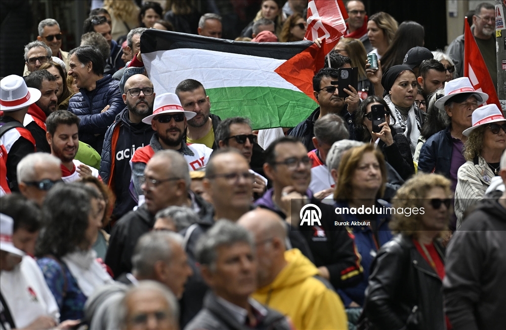 Madrid'de 1 Mayıs Emek ve Dayanışma Günü kutlamaları