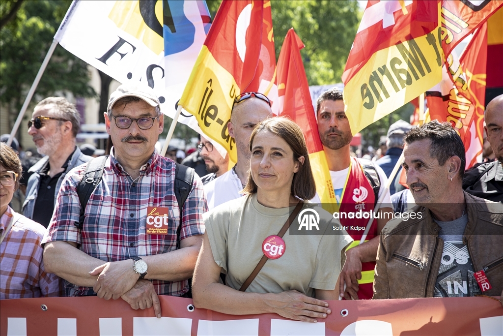 Paris'te 1 Mayıs Emek ve Dayanışma Günü
