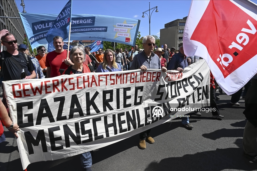 Almanya’da 1 Mayıs Emek ve Dayanışma Günü kutlandı