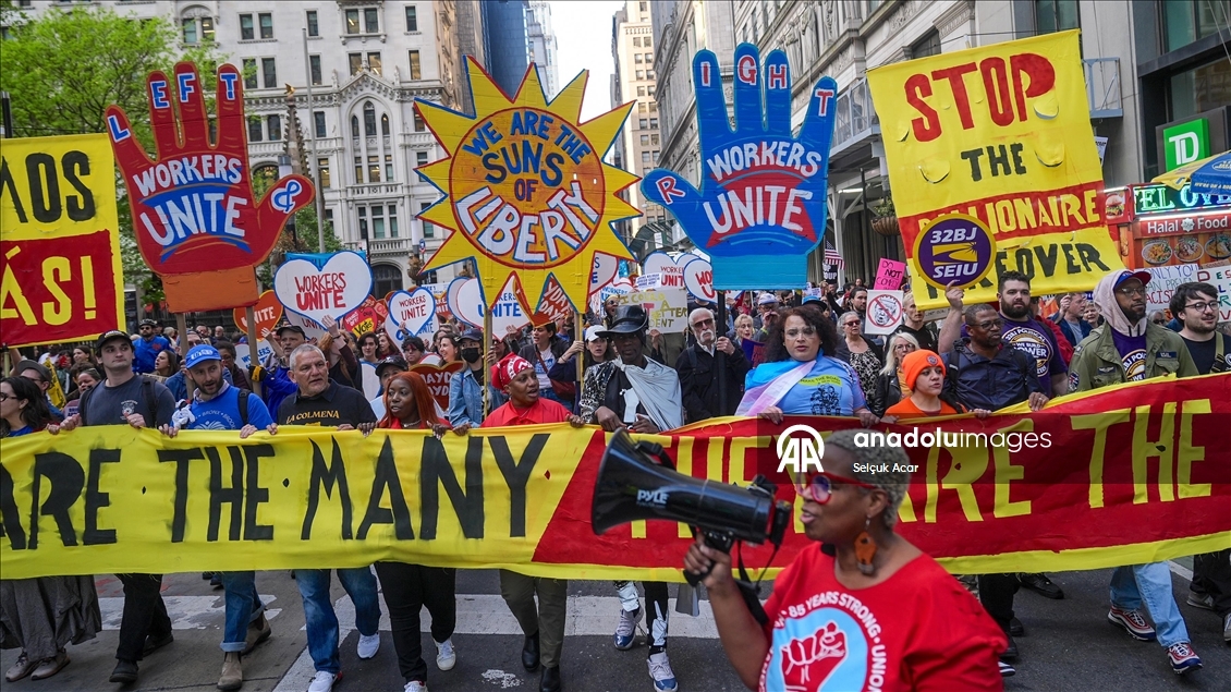 New York'ta 1 Mayıs Emek ve Dayanışma Günü