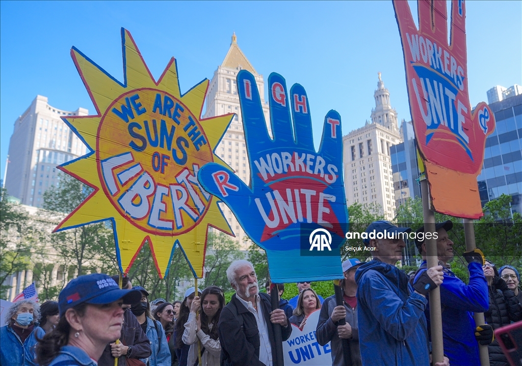 New York'ta 1 Mayıs Emek ve Dayanışma Günü