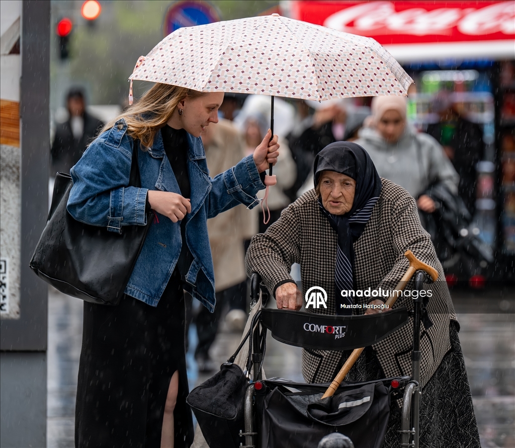 Ankara'da yağmur
