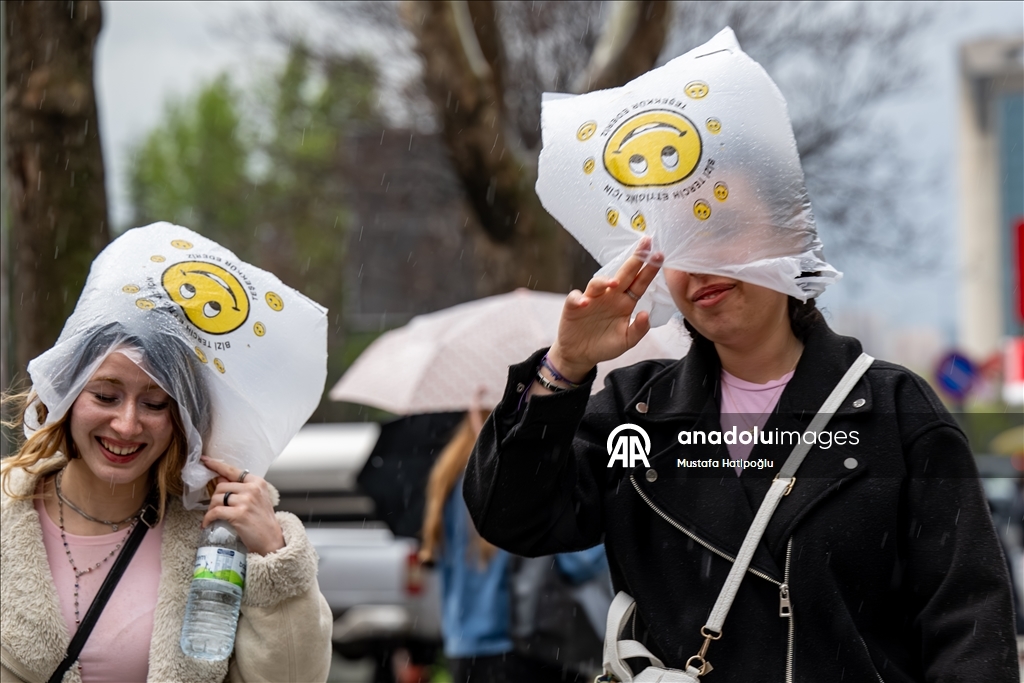 Ankara'da yağmur