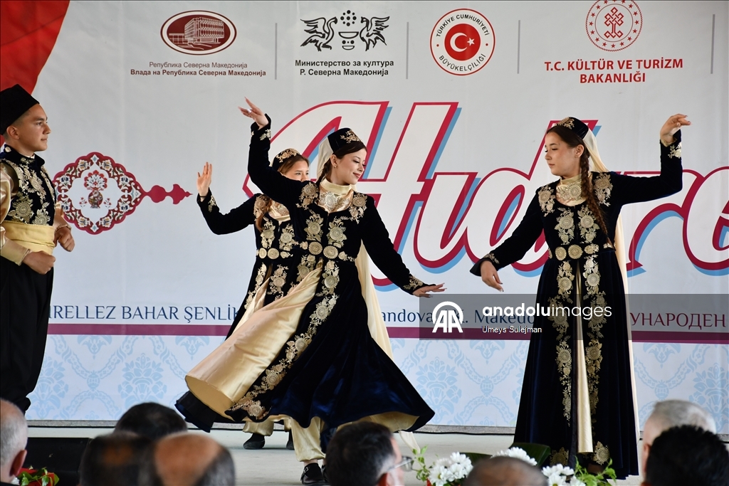 Kuzey Makedonya'da "32. Uluslararası Hıdırellez Bahar Şenlikleri" düzenlendi