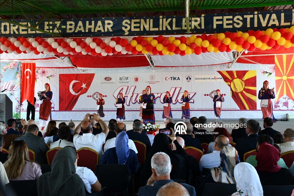 Kuzey Makedonya'da "32. Uluslararası Hıdırellez Bahar Şenlikleri" düzenlendi