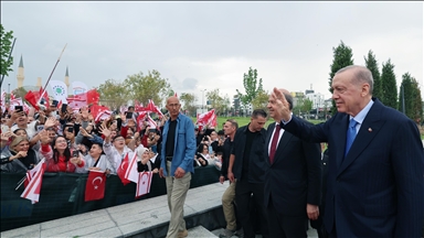 Cumhurbaşkanı Erdoğan, KKTC Cumhuriyet Yerleşkesi'nin açılışını yaptı