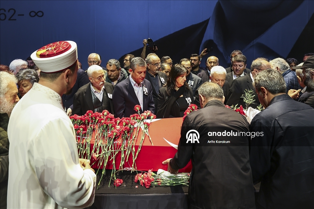 TBMM Başkanvekili Önder için Atatürk Kültür Merkezi'nde tören düzenlendi