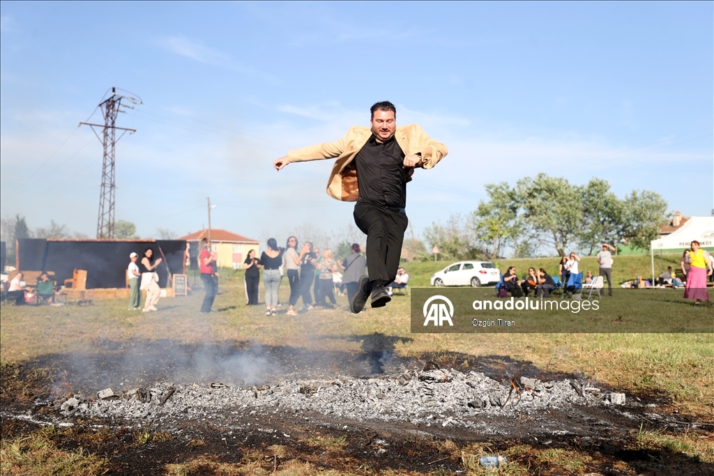 Kırklareli'nde "Hıdırellez ateşi" yakıldı