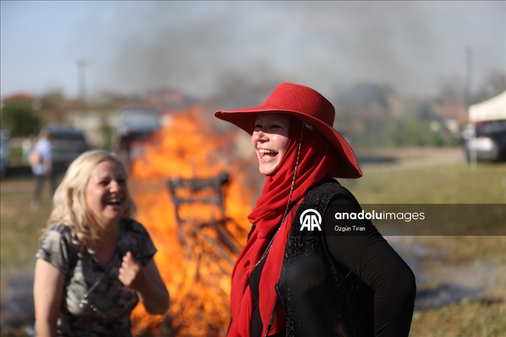 Kırklareli'nde "Hıdırellez ateşi" yakıldı