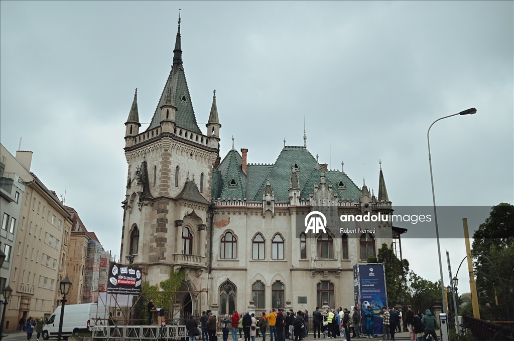 Slovakya'da işlem vergisi karşıtı gösteri