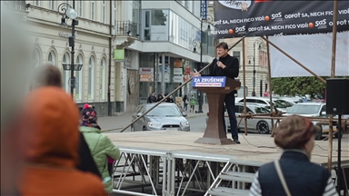 Slovakya'da işlem vergisi karşıtı gösteri