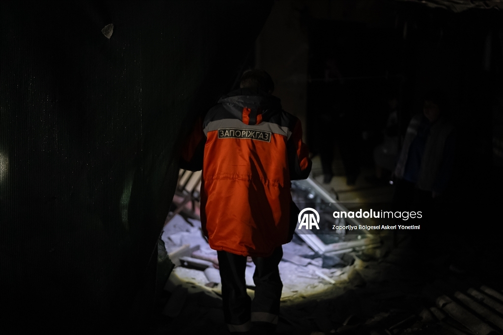 Rusya, Ukrayna'nın Zaporijya kentine saldırı düzenledi