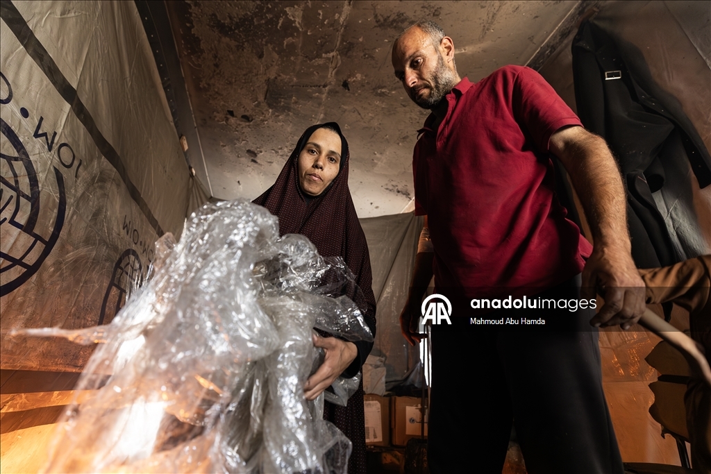 Gazzeli Aziz ailesi, zor koşullar altında yaşam mücadelesi veriyor