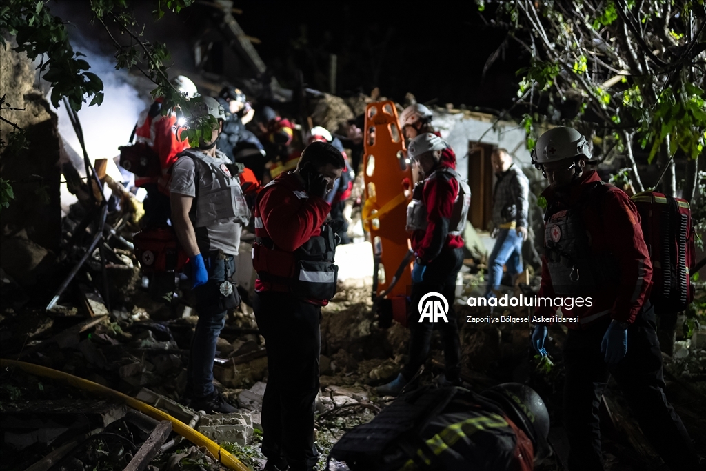 Rusya, Ukrayna'nın Zaporijya kentine saldırı düzenledi