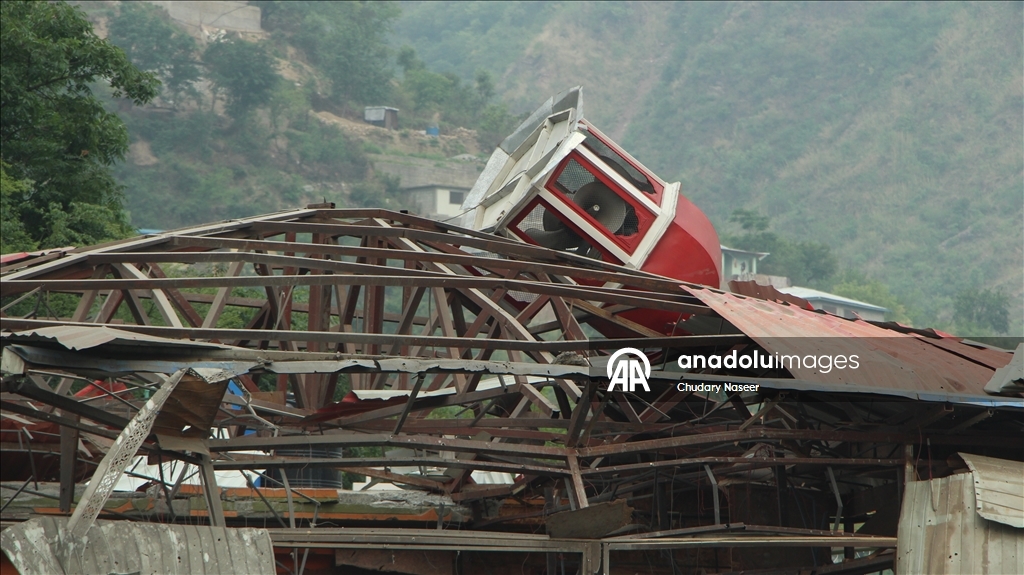 Destruction after India launches strike in Pakistan