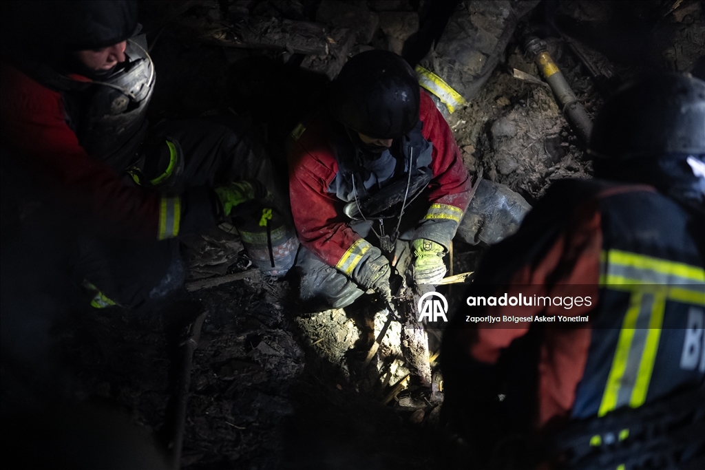 Rusya, Ukrayna'nın Zaporijya kentine saldırı düzenledi