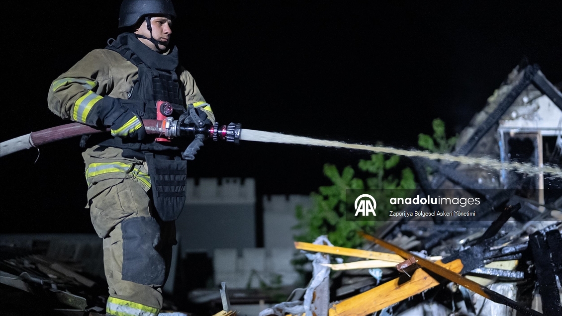 Rusya, Ukrayna'nın Zaporijya kentine saldırı düzenledi