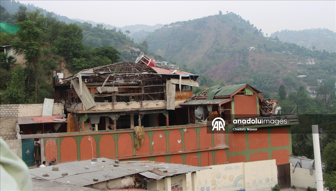 Destruction after India launches strike in Pakistan