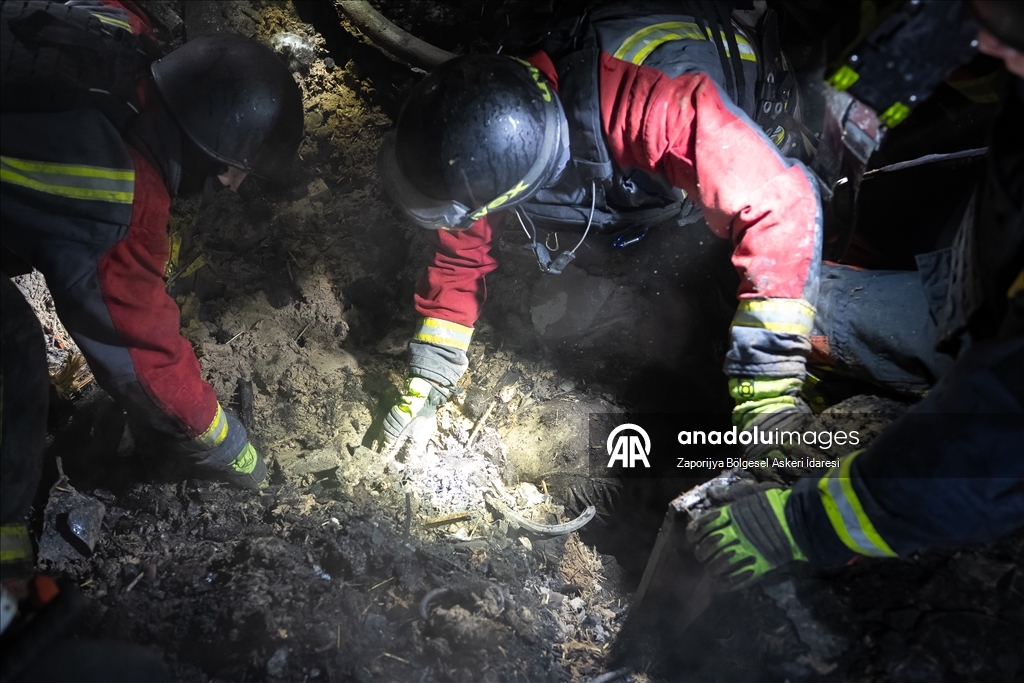 Rusya, Ukrayna'nın Zaporijya kentine saldırı düzenledi