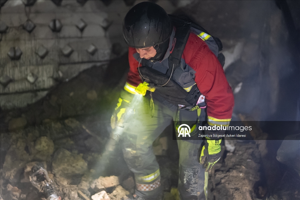 Rusya, Ukrayna'nın Zaporijya kentine saldırı düzenledi