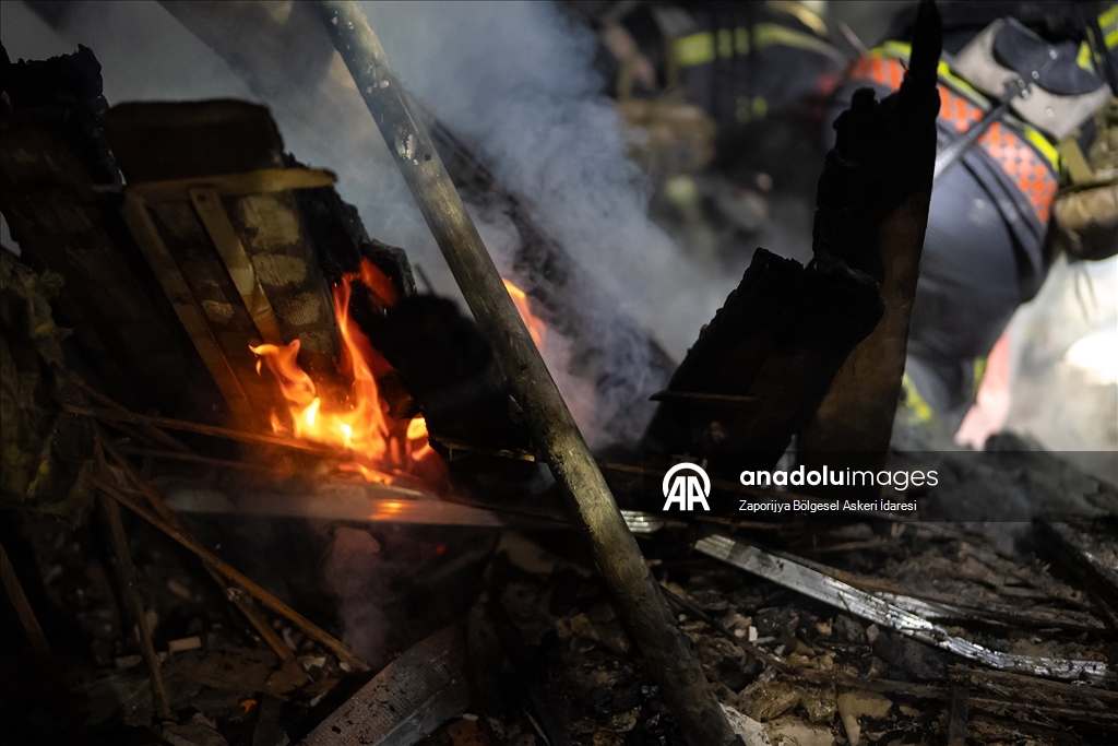Rusya, Ukrayna'nın Zaporijya kentine saldırı düzenledi