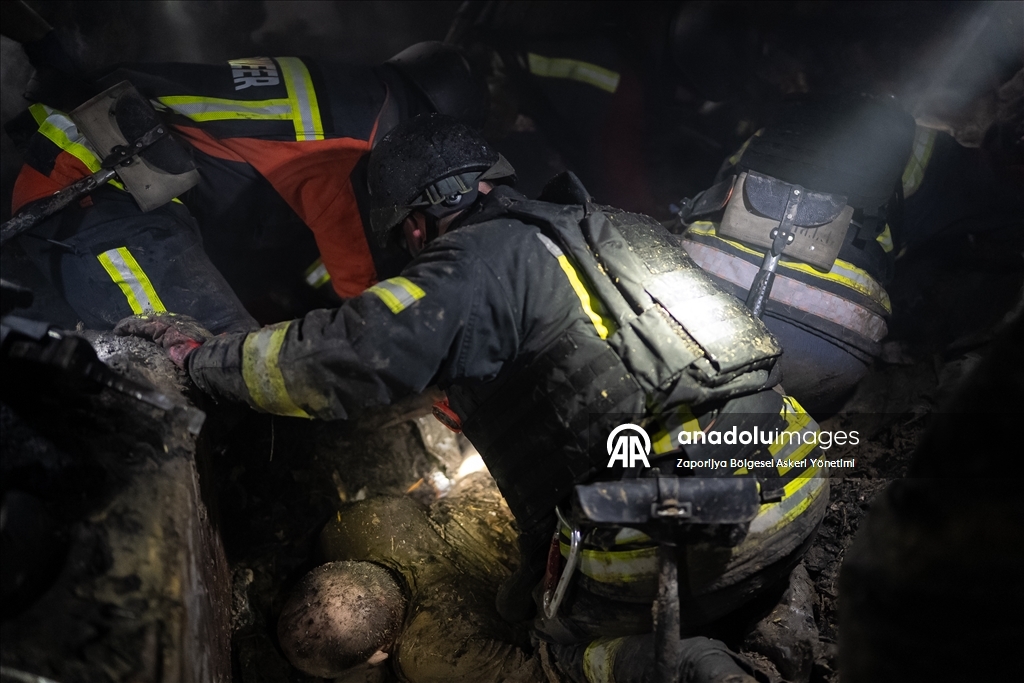 Rusya, Ukrayna'nın Zaporijya kentine saldırı düzenledi