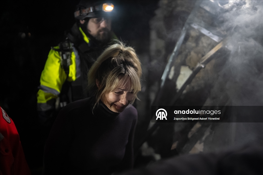 Rusya, Ukrayna'nın Zaporijya kentine saldırı düzenledi