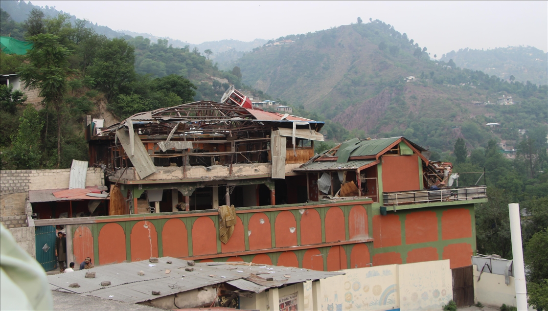 Destruction after India launches strike in Pakistan