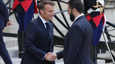 Fransa Cumhurbaşkanı Macron, Suriye Cumhurbaşkanı Şara ile görüştü