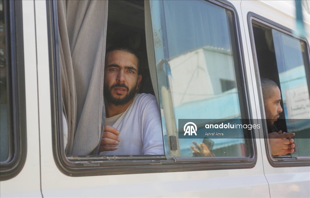 Serbest bırakılan 11 Filistinli esir Gazze’ye ulaştı
