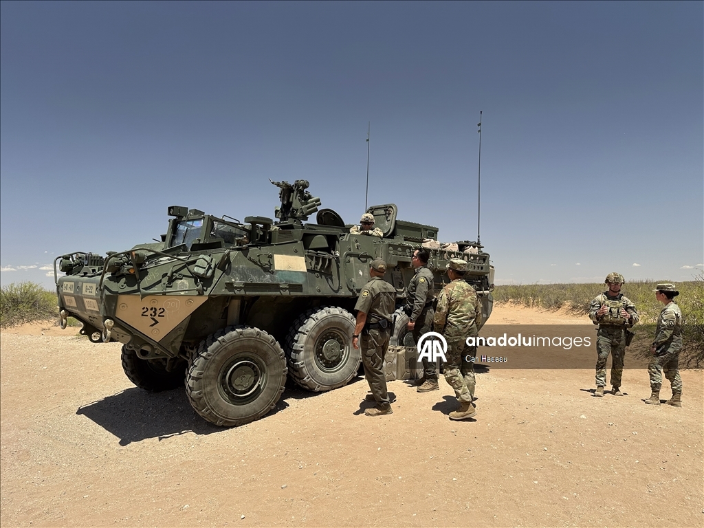 Американские военные обеспечивают безопасность на границе с Мексикой