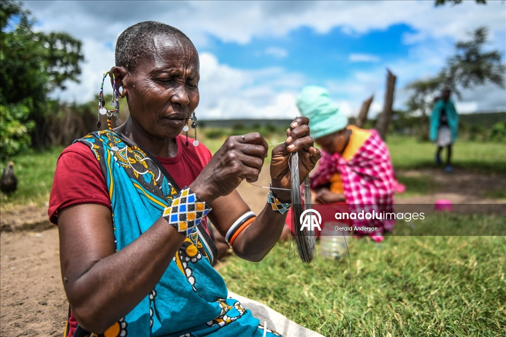 Kenya'da Masai'lerin günlük yaşamı