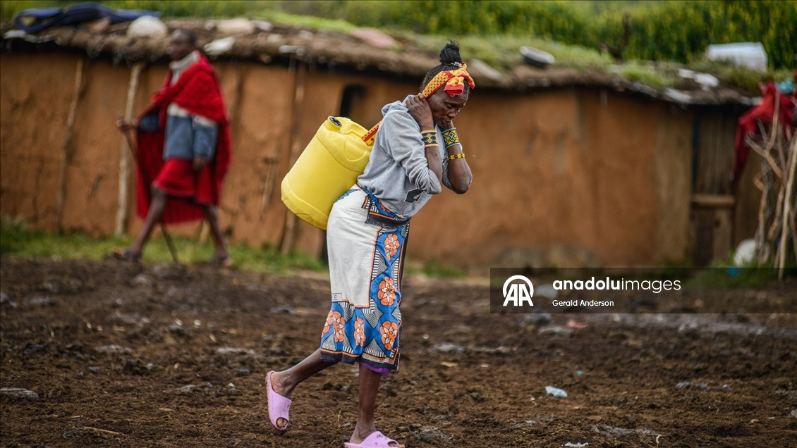 Kenya'da Masai'lerin günlük yaşamı