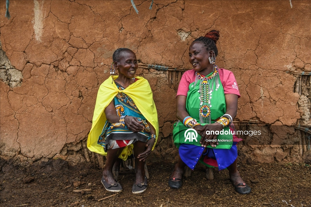 Kenya'da Masai'lerin günlük yaşamı