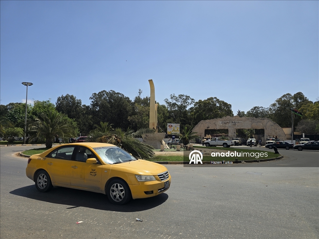 «Анадолу» запечатлело район столкновений в Триполи