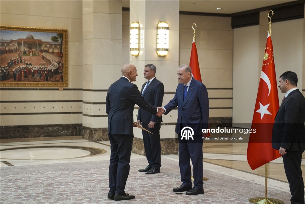 Cumhurbaşkanı Erdoğan, 3 ülkenin büyükelçisini kabul etti