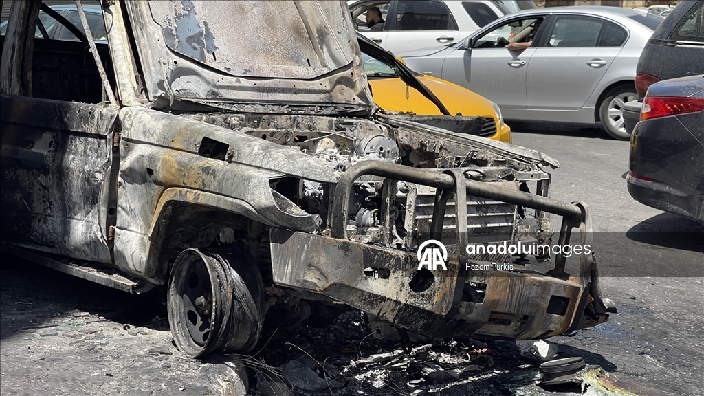 «Анадолу» запечатлело район столкновений в Триполи