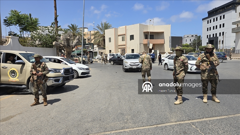 «Анадолу» запечатлело район столкновений в Триполи