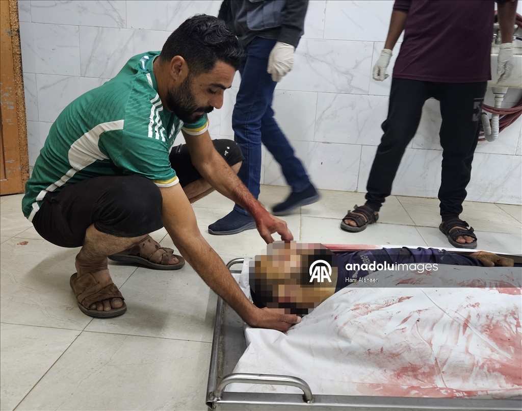 İsrail ordusu, Han Yunus'ta çadırda kalan masum Filistinli çocukları hedef aldı