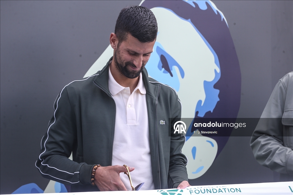 Novak Đoković otvorio teniski teren u Beogradu: Poklon za djecu i za budućnost