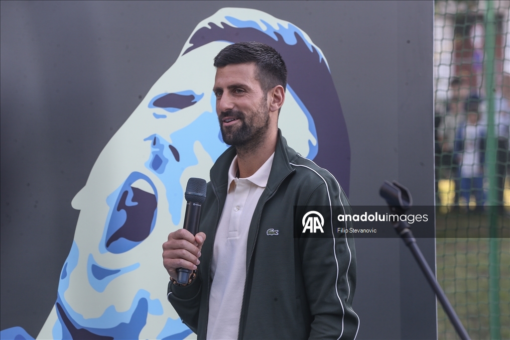 Novak Đoković otvorio teniski teren u Beogradu: Poklon za djecu i za budućnost