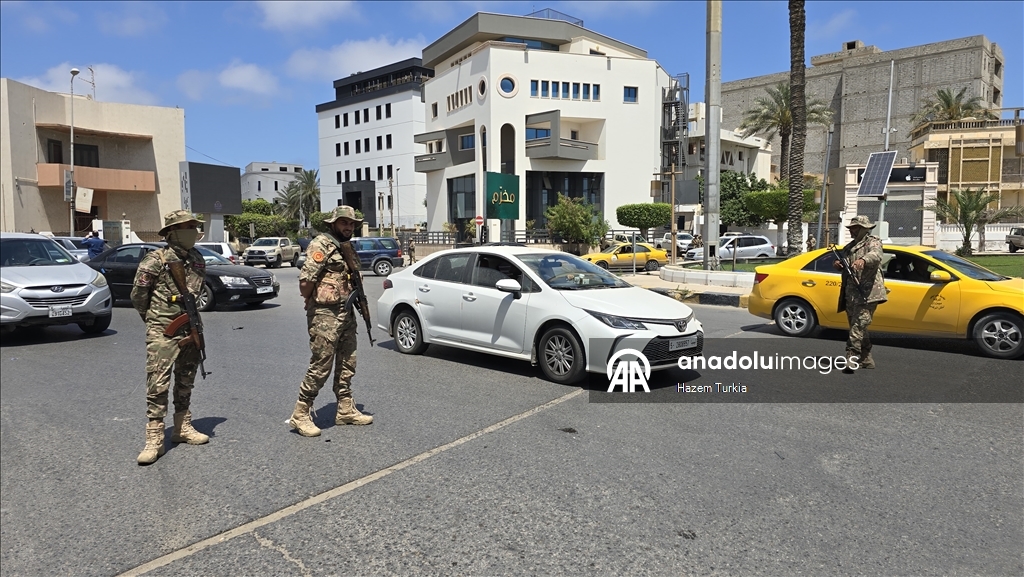 «Анадолу» запечатлело район столкновений в Триполи