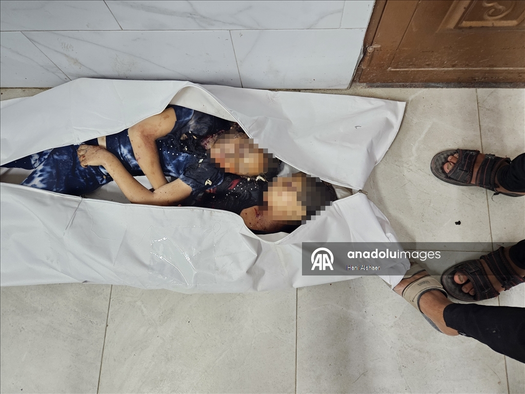 İsrail ordusu, Han Yunus'ta çadırda kalan masum Filistinli çocukları hedef aldı