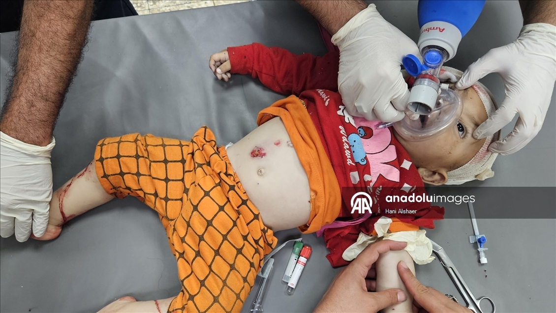 İsrail ordusu, Han Yunus'ta çadırda kalan masum Filistinli çocukları hedef aldı