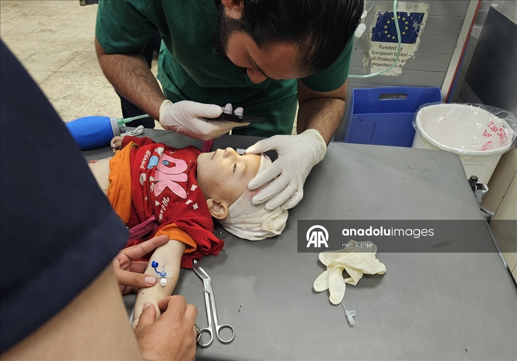 İsrail ordusu, Han Yunus'ta çadırda kalan masum Filistinli çocukları hedef aldı