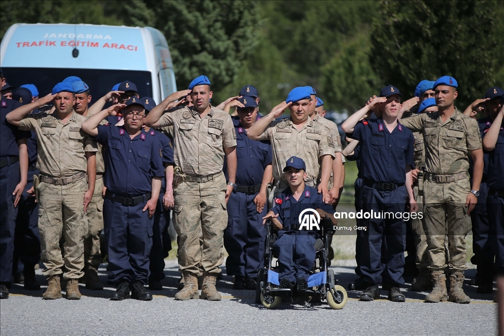 Muğla'da 64 engelli genç askerlik hayalini gerçekleştirdi