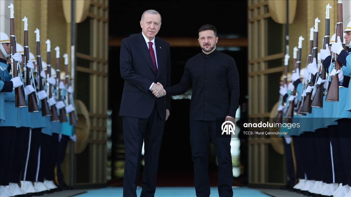 Cumhurbaşkanı Erdoğan'ın, Ukrayna Devlet Başkanı Zelenskiy ile görüştü